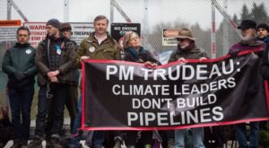Anti Trans Mountain Rally -PM Trudeau: Climate Leaders Don't Build Pipelines
