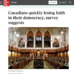 Canadians Losing Faith In Political Processes