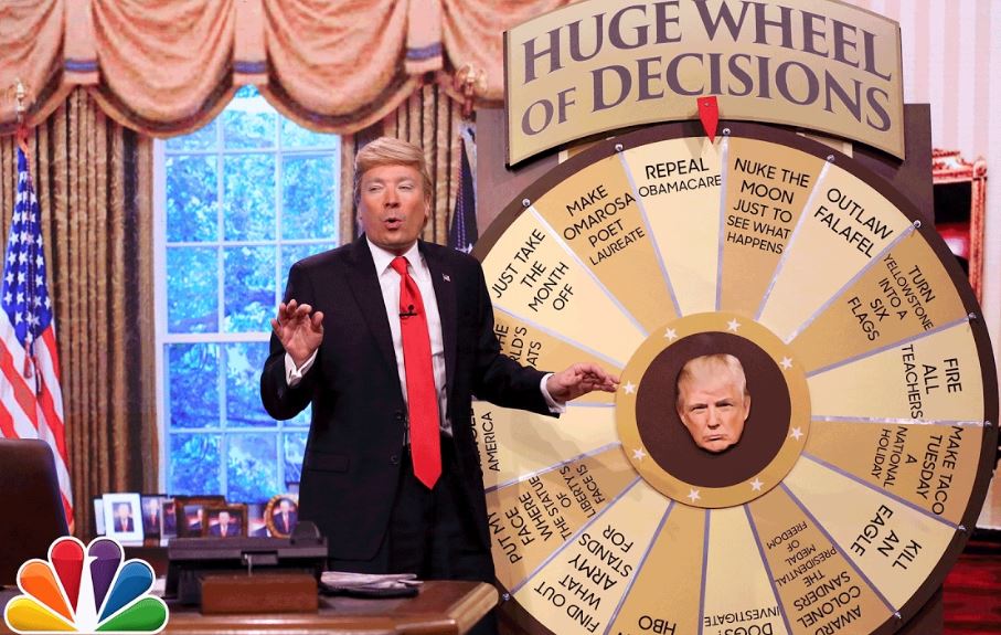 SNL - Trump Wheel Of Crazy Decisions