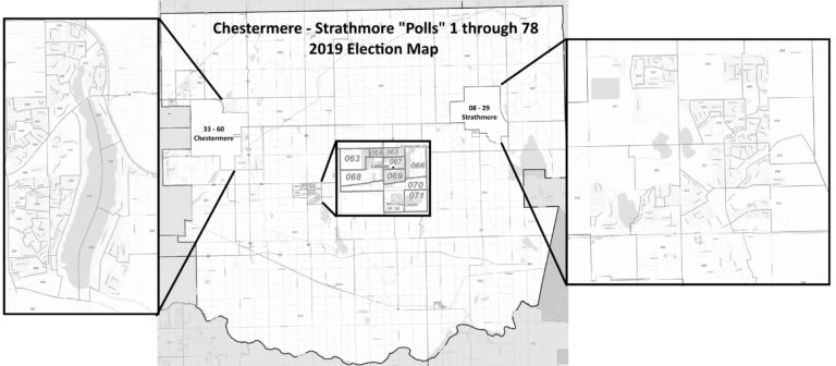 Chestermere Strathmore Polls Map 2019 Alberta Provincial Election