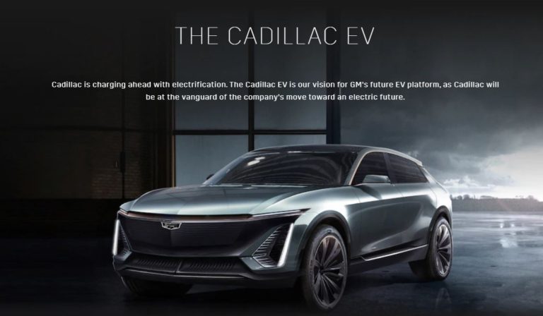 Cadillac EV SUV Announced without a Name