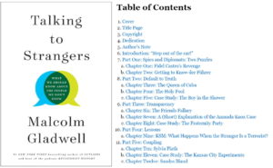 gladwell talking to strangers cover and contents