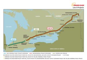 Enbridge Line 9 in Ontario Reversal