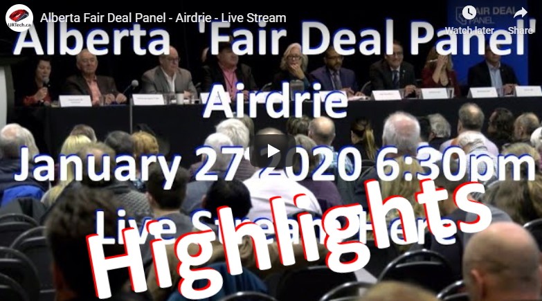 alberta fair deal panel-jan 27 2020 Highlights
