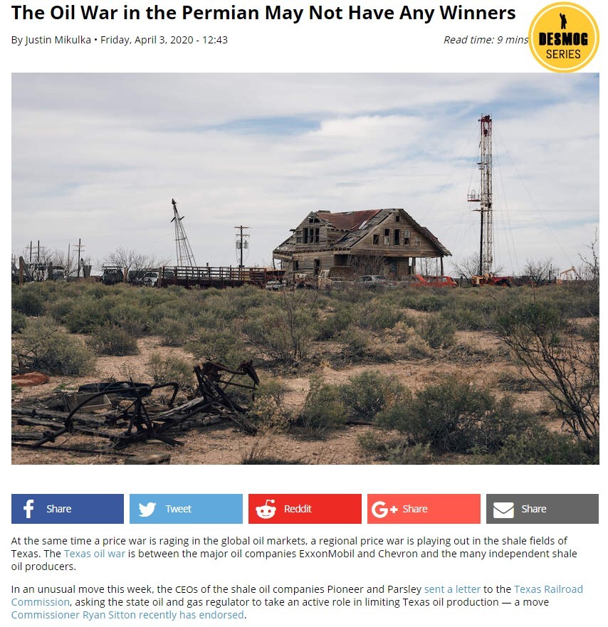 permian oil is a loser