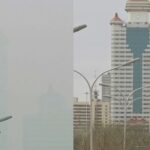 before and during covid smog in bejing china