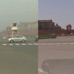 before and during covid smog in new dehli india