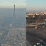 before and during covid smog in paris