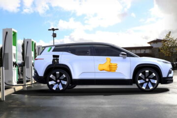 thumbs up fisker-ocean-electrify-america-charging-network