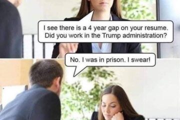 trump joke- i was in jail