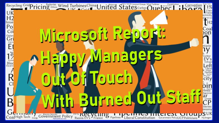Microsoft Report Happy Managers Out Of Touch With Burned Out Employees