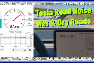 Tesla Road Noise on Wet and Dry Roads