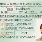 Example-China-Drivers-License