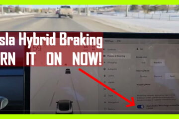 Tesla Hybrid Braking TURN IT ON NOW