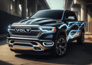 Chevrolet volt becomes RAM 1500 pickup truck