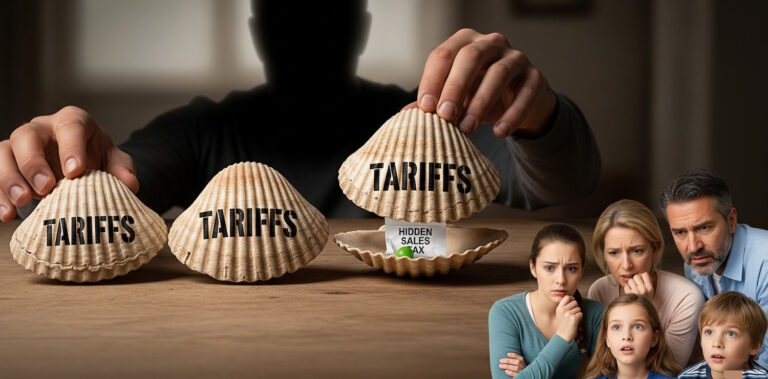 tariffs are a sales tax shell game- family impact